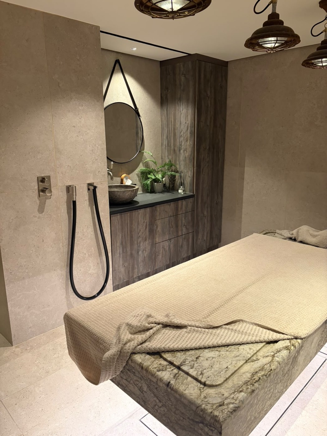 Spa treatment room